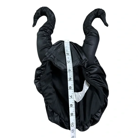 Disney Maleficent Black Horned Costume Headpiece Adult One Size - Picture 8 of 8